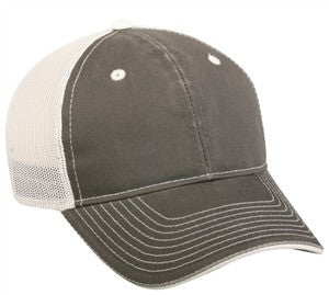 Washed Cotton Front Mesh Back Cap - Baseball Hats -Sport-Smart.com