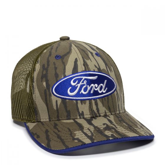 Mossy Oak Bottomland Ford Logo Hat - Mesh Hats Caps -Sport-Smart.com