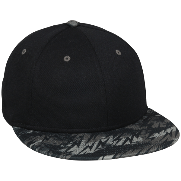 ProTech Mesh Fitted Hat with Storm Pattern - Fitted Caps -Sport-Smart.com