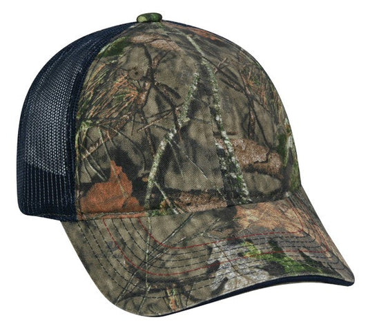 Garment Washed Camo with Mesh Hat | Sport-Smart.com