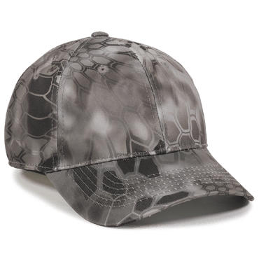 Camo top baseball cap
