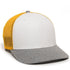 Colorblock Trucker Hat with Heathered Visor - Mesh Hats Caps -Sport-Smart.com
