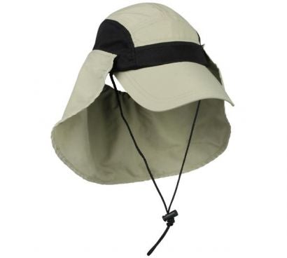 Moisture Wicking Cap With Removable Neck Guard - Sun Protection Hats -Sport-Smart.com