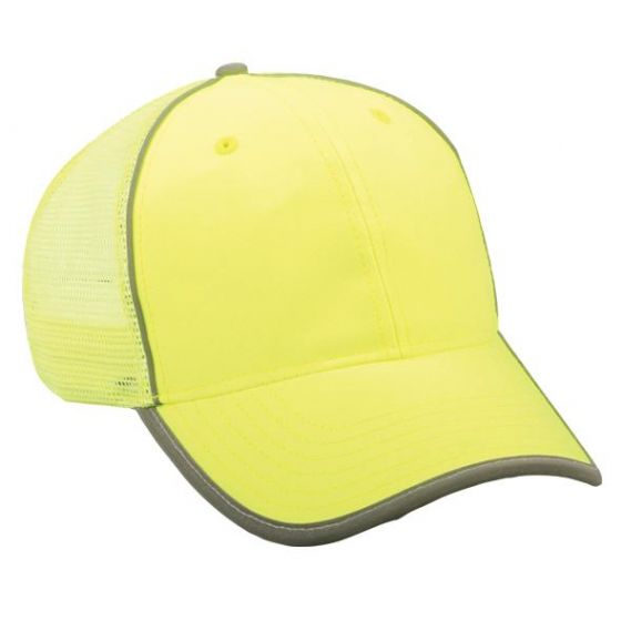 Reflective Safety Mesh Back Cap - Baseball Hats -Sport-Smart.com