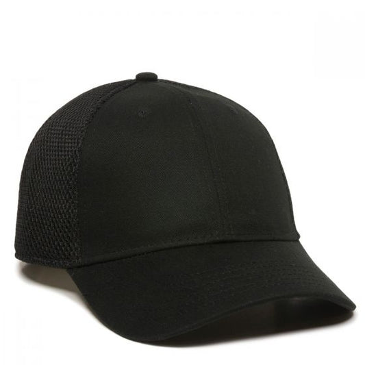 Cotton Front Mesh Back Cap Sport Smart Com   Swm 600 Black 01 533x 